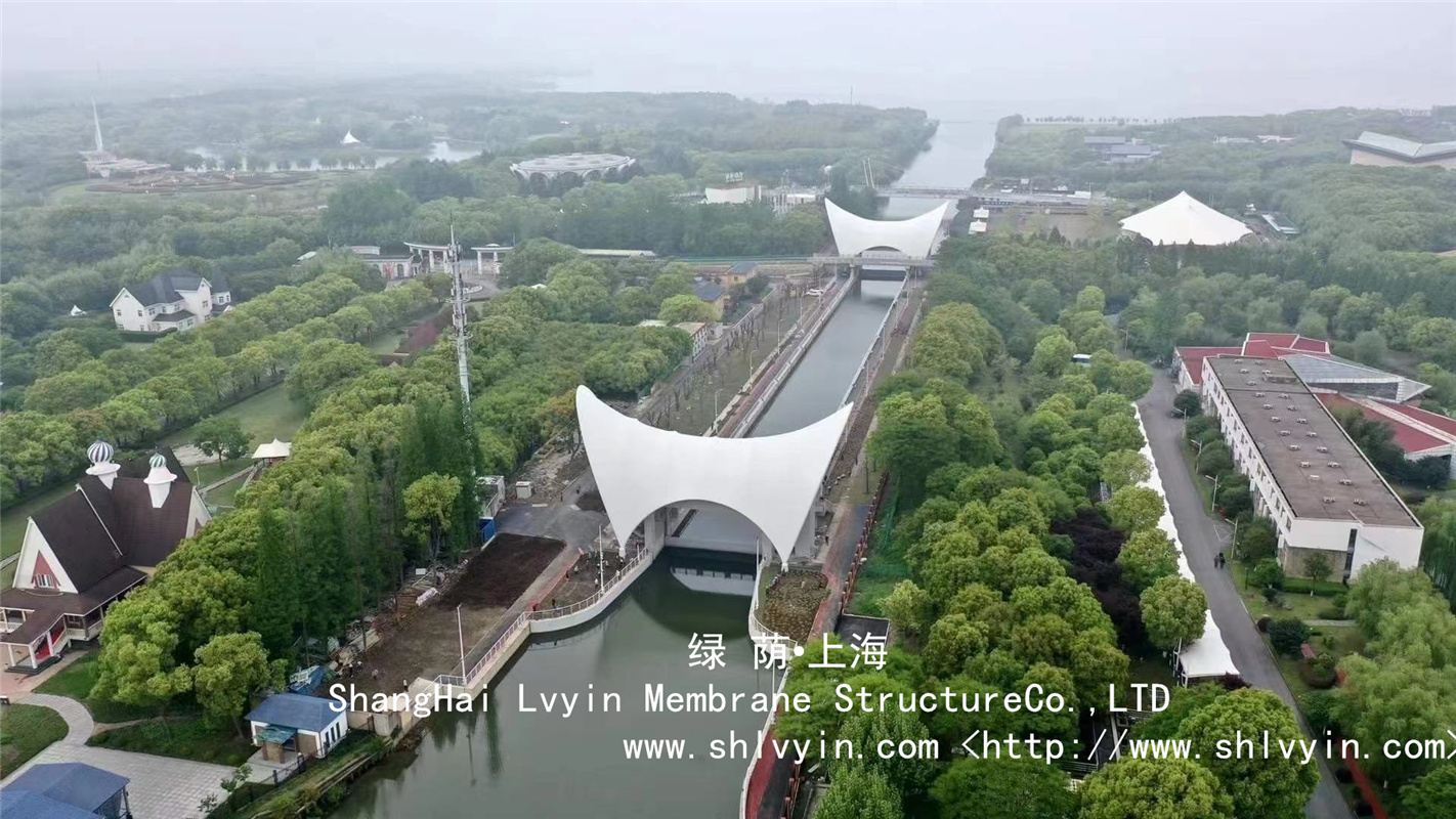 PTFE膜工程--為淀浦河西閘口增添一道靚麗的風景線！